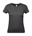 Dames T-shirt B&C E150 TW02T Urban Black